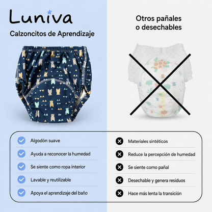 Calzoncitos de Aprendizaje Luniva™